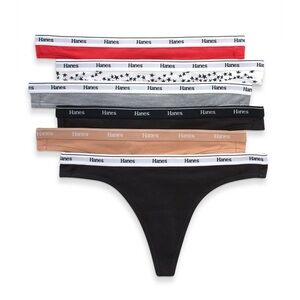 Hanes Women's Assorted Thong Set